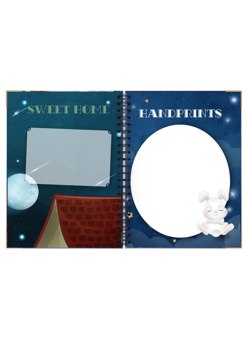 Memory Book for Baby Boy Girl, First 1 Year Baby Book First Years Journal - Monthly Milestone Keepsake Record Book Gender Neutral Pregnancy Gift for Baby Shower - Image 4