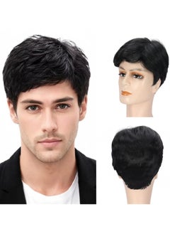 EBMINI New Fashionable Fluffy Short Hair Men's Wig  - Image 1