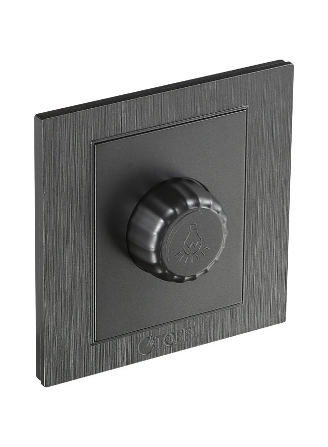TOEFL Dimmer switch, 1000 watts, graphite black color - Image 1