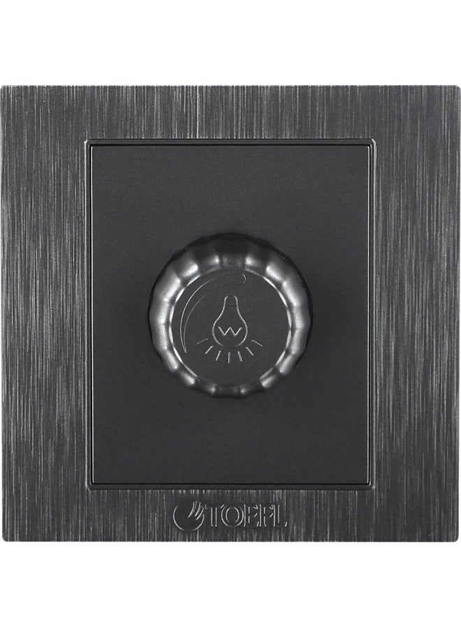TOEFL Dimmer switch, 1000 watts, graphite black color - Image 2