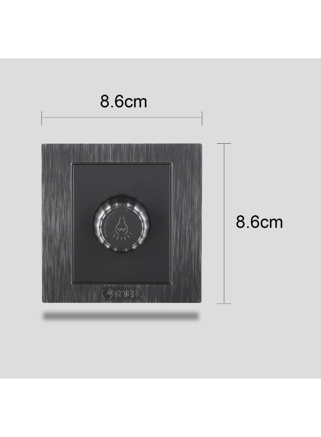 TOEFL Dimmer switch, 1000 watts, graphite black color - Image 3