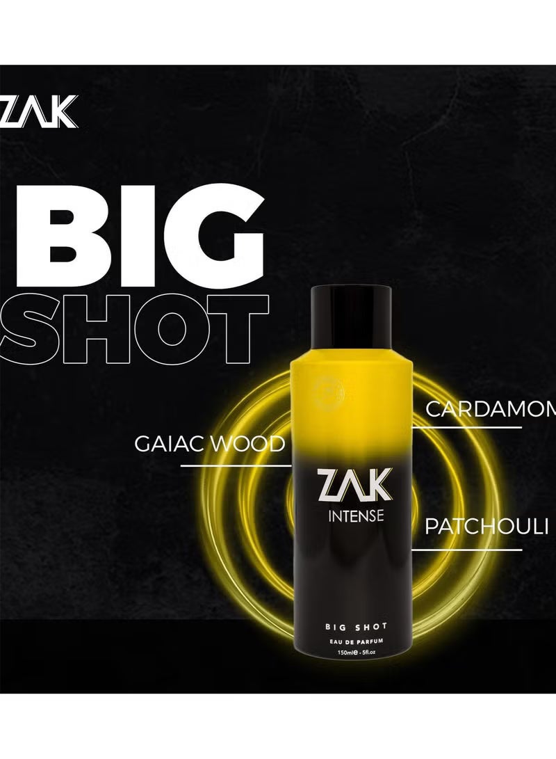 ZaK Intense Big Shot Eau De Parfum For Men -150 Ml - Image 3