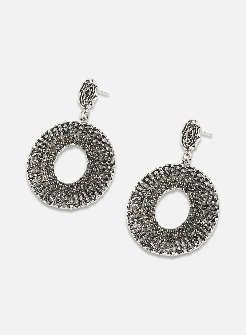 SOHI Chic Cascade Artificial Drop Earring Jewellery