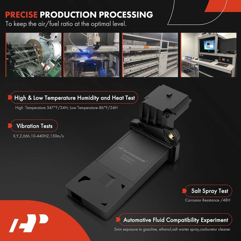 A-Premium Mass Air Flow Sensor【8 Pins】 Compatible with Buick, Cadillac, Chevy & GMC Vehicles - 2012-2019 - Silverado 1500, Equinox, Sierra 1500, Malibu, Traverse, Impala, Tahoe & More, 23262343 - Image 5