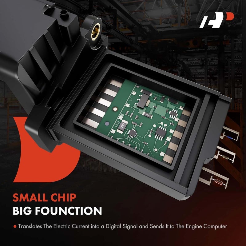 A-Premium Mass Air Flow Sensor【8 Pins】 Compatible with Buick, Cadillac, Chevy & GMC Vehicles - 2012-2019 - Silverado 1500, Equinox, Sierra 1500, Malibu, Traverse, Impala, Tahoe & More, 23262343 - Image 4