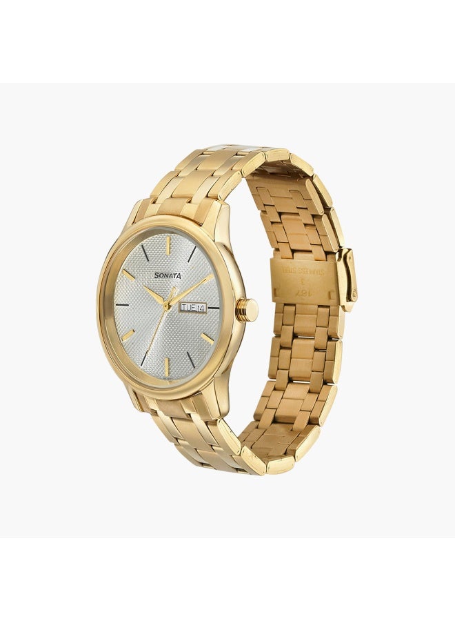 Sonata Gold Analog Watch for Men - Image 2