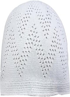 Crafts'man White Eid Koofi Kufi Cap Mens Muslim Designer Stretchable Prayer Topi. Ramadan (White) - pzsku/ZEEF7DB2745B3A8671475Z/45/_/1722024265/ce8f42ec-7b13-42fe-8820-400a3e836fd5