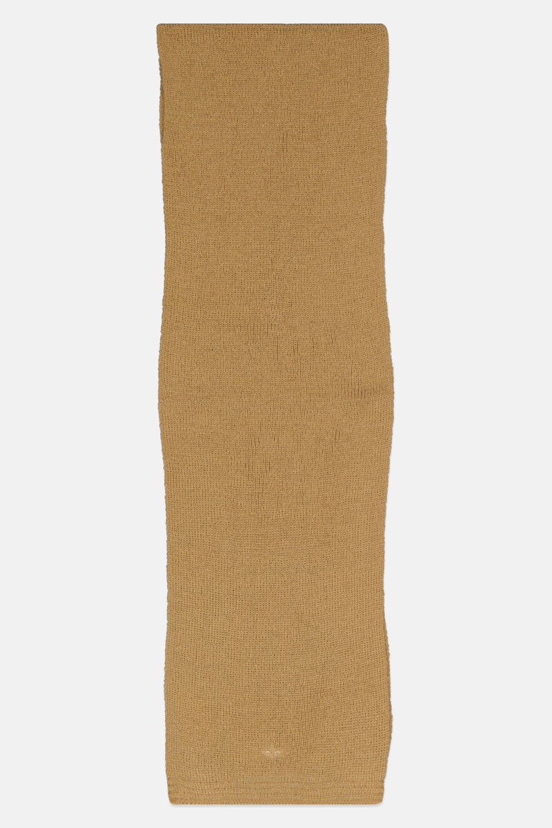 DOCKERS Men Textured Scarf 165 L x 25 W cm, Tan  - Image 2