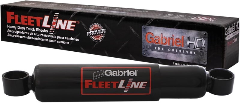 Gabriel 85054 ممتصات صدمات أمامية ثقيلة من فليتلاين لسيارات فورد أيروماكس CF7000 CF8000 CFT8000 لويزفيل؛ شاحنة ستيرلنج A9500 A9513 AT9513 AT9522 A9522 L & Cargo Line؛ OEM# F6HZ-18124-H (1 عبوة) - Image 1