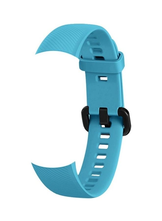 NIBEMINENT Silicone Wrist Strap for Huawei Honor Band 4 Blue  - Image 2