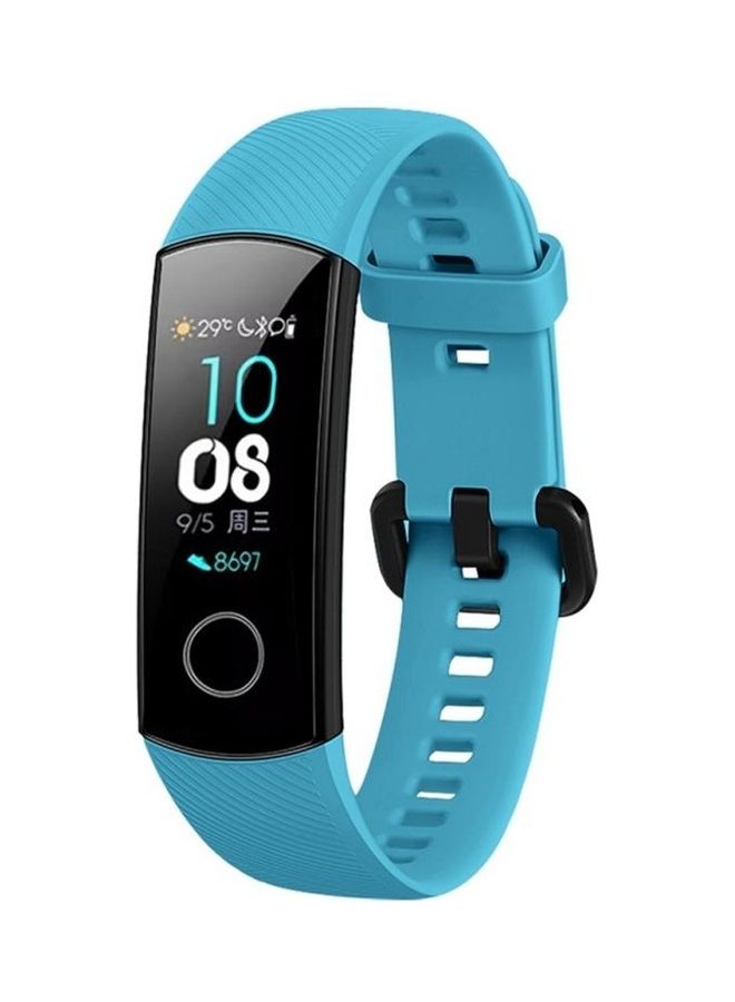 NIBEMINENT Silicone Wrist Strap for Huawei Honor Band 4 Blue  - Image 1