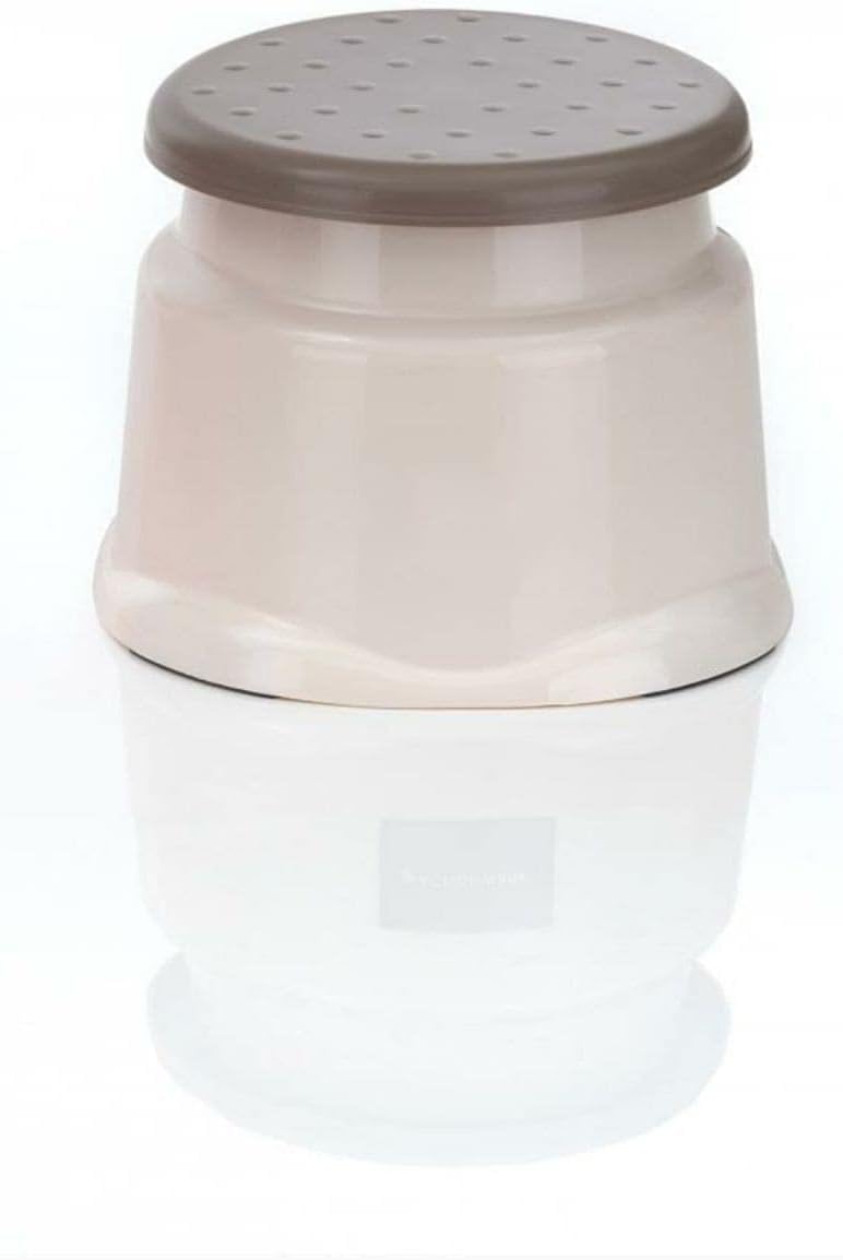 LANKESH ENTERPRISE LANKESH ENTERPRISE Round Strong Plastic Stool or Bathroom sit Pink  - Image 3