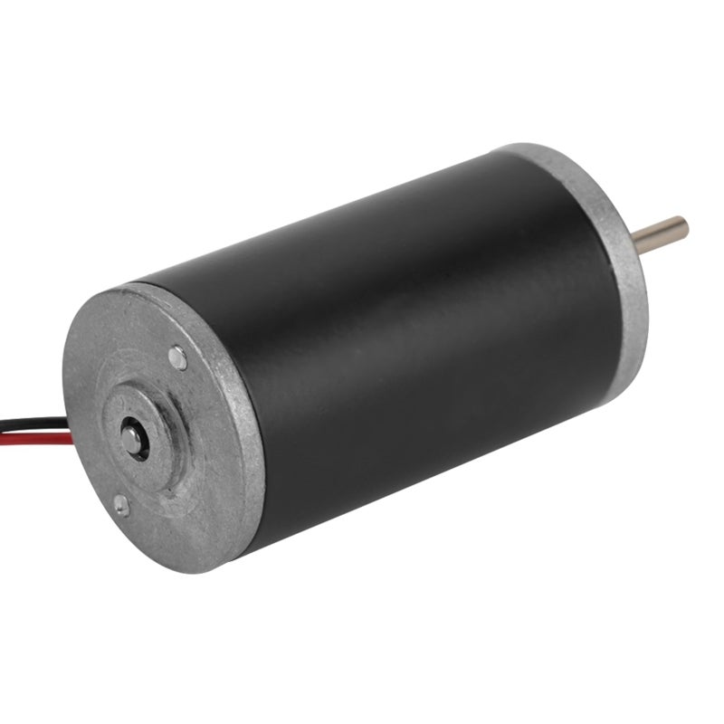 Permanent Magnetic DC Motor Carbon Brush CW CCW Rotation - Stable Performance Large Moment Force Low Noise - Metal Gear Pure Copper Coil for Precision Machining - Image 2