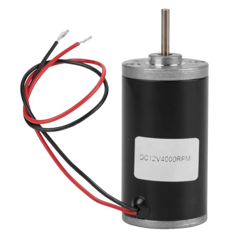 Permanent Magnetic DC Motor Carbon Brush CW CCW Rotation - Stable Performance Large Moment Force Low Noise - Metal Gear Pure Copper Coil for Precision Machining - Image 1