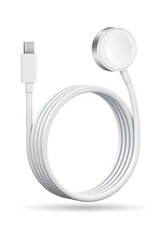 Generic Magnetic Charging Cable for Apple Watch Charger,[USB C Port] Wireless iWatch Charger Cables Compatible with iWatch Series Ultra/10/9/8/7/6/SE/SE2/5/4/3/2[3.3FT/1M],White  - Image 1
