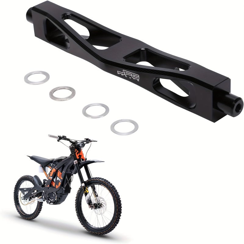Black Reinforced Lever for Electric Dirt Bike Foot Peg Support Rod - Image 1
