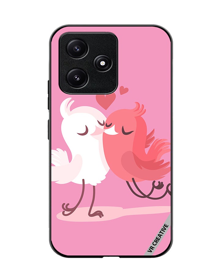 VR CREATIVE Protective Case Cover For Xiaomi Poco M6 Pro 5G Love Birds Design Multicolour - Image 1