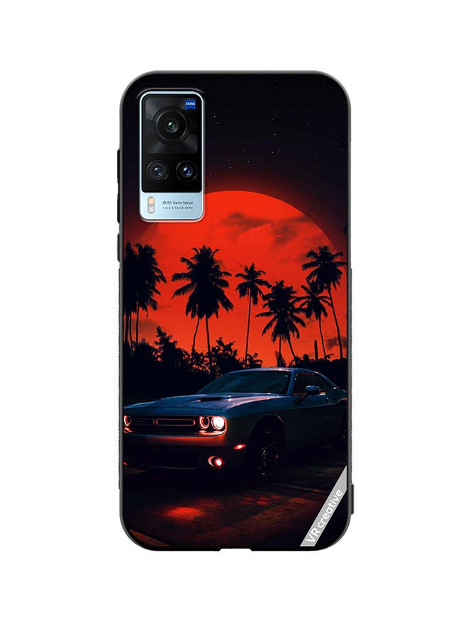 VR CREATIVE Protective Case Cover For Vivo X60 Vint Car Design Multicolour - Image 1
