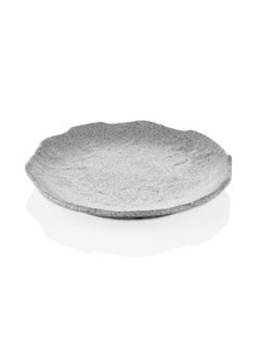 KULSAN Dinner plate melamine granite gray color size 28 cm 