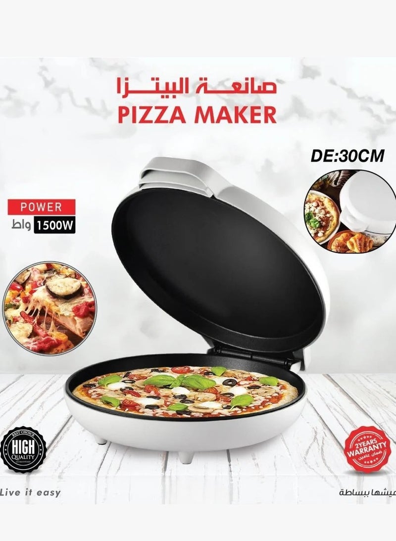 LC Multifunctional Baker Pizza Maker And Food Cooker Size 30 Cm  Power 1500 Watts - Image 3