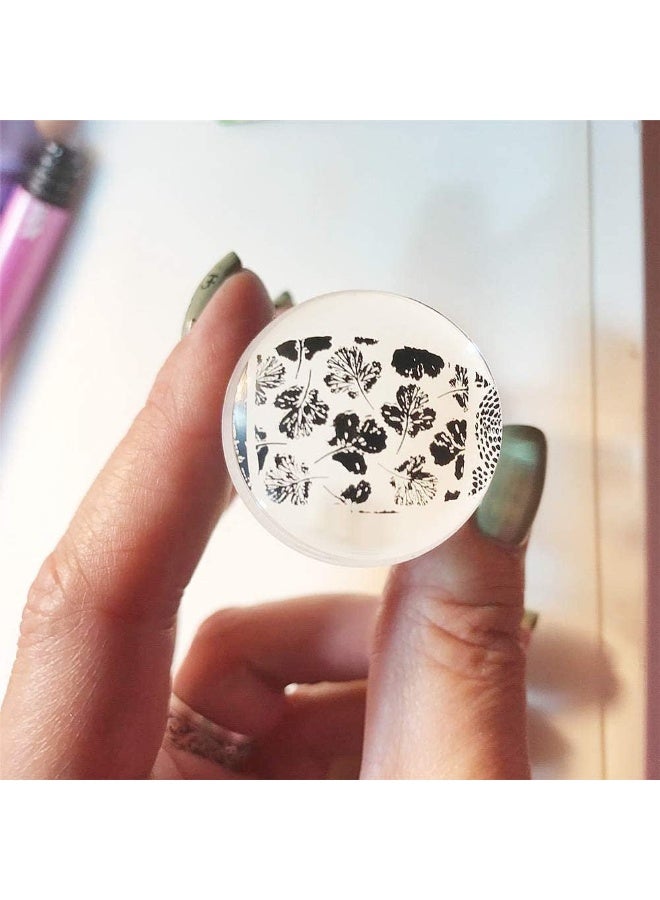 Generic Jelly Seal Nail Stamping Pad with Silicone Head and Matte Cap and Handle (Clear)  - Image 4