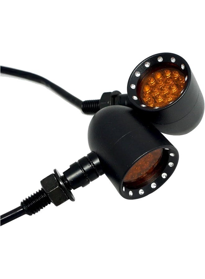 زوج من أضواء إشارة الانعطاف LED للدراجات النارية - Image 1
