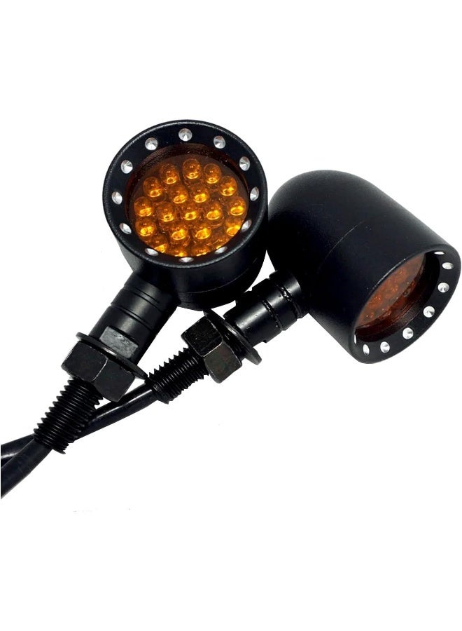 زوج من أضواء إشارة الانعطاف LED للدراجات النارية - Image 2