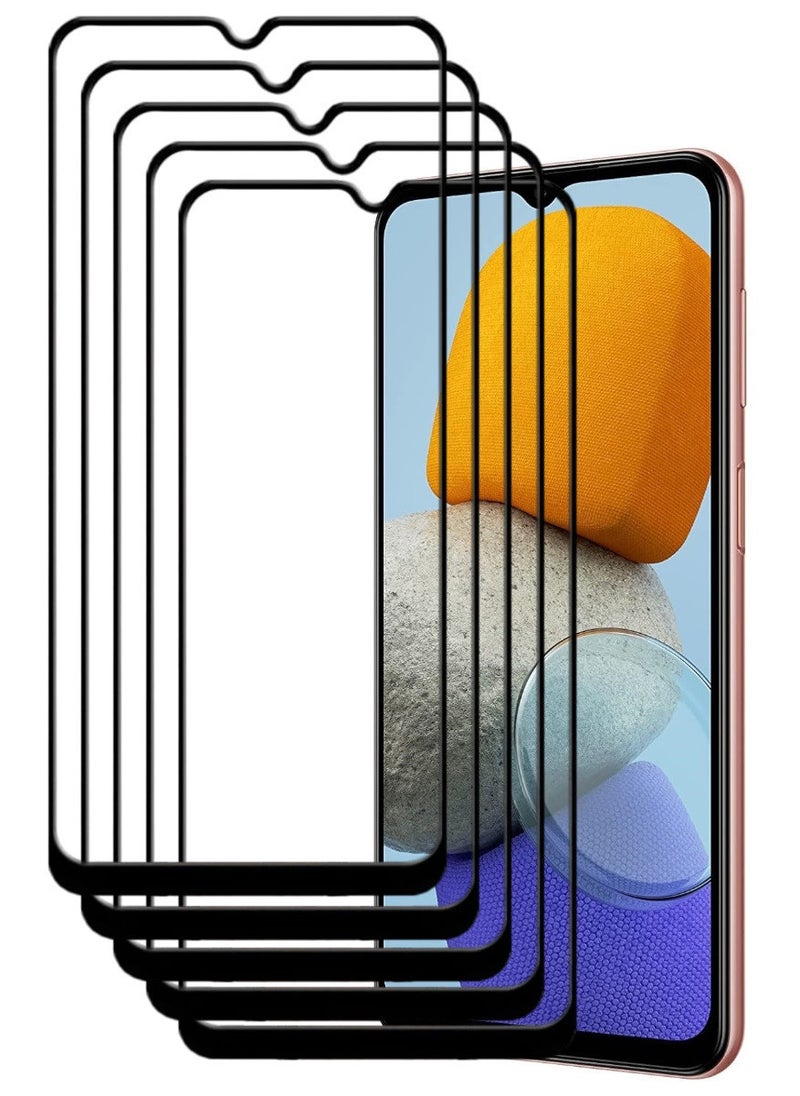 ACLIX 5 Pieces Antistatic ESD Dustproof Premium Quality High Definition Tempered Glass Screen Protector Designed For Samsung Galaxy M23 - Image 1