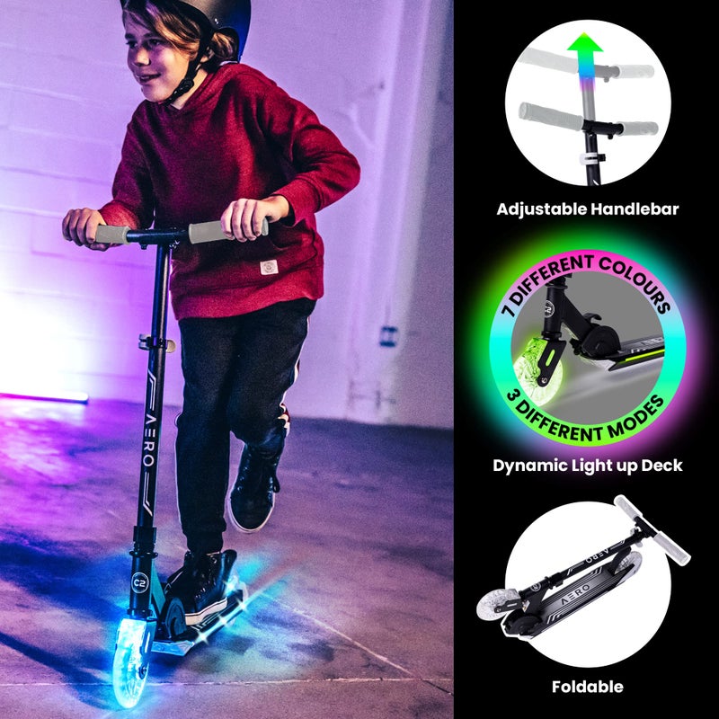 AERO MOBILITY Aero Scooter for Kids 5-7 with Dynamic Lights | Boys Girls 2 Wheels Kick Scooter | Foldable & Height Adjustable, 110lbs Max - Image 3
