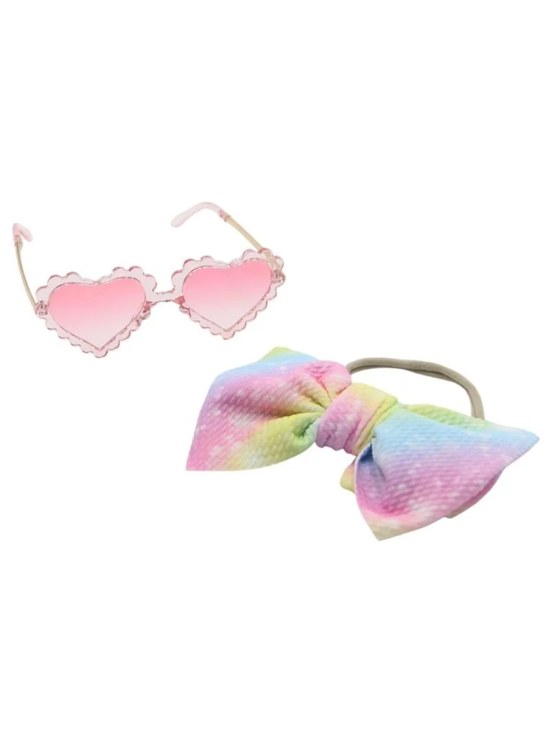 دىدانيالا Glasses  and Headband Set For Babies and Girls Unicorn