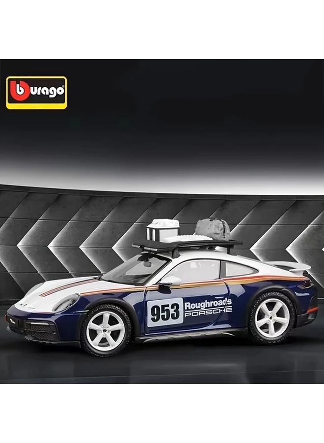 BURAGO 1 24 Scale Porsche 911 Dakar 953 Durable Plastic Race Car Toy for Kids Age 3 6 Years - Image 4