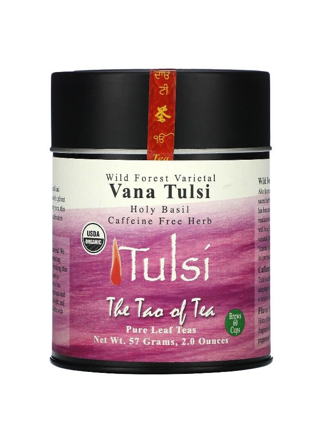 The Tao of Tea The Tao of Tea, Wild Forest Varietal, Vana Tulsi, Caffeine Free, 2.0 oz (57 g)  - Image 1