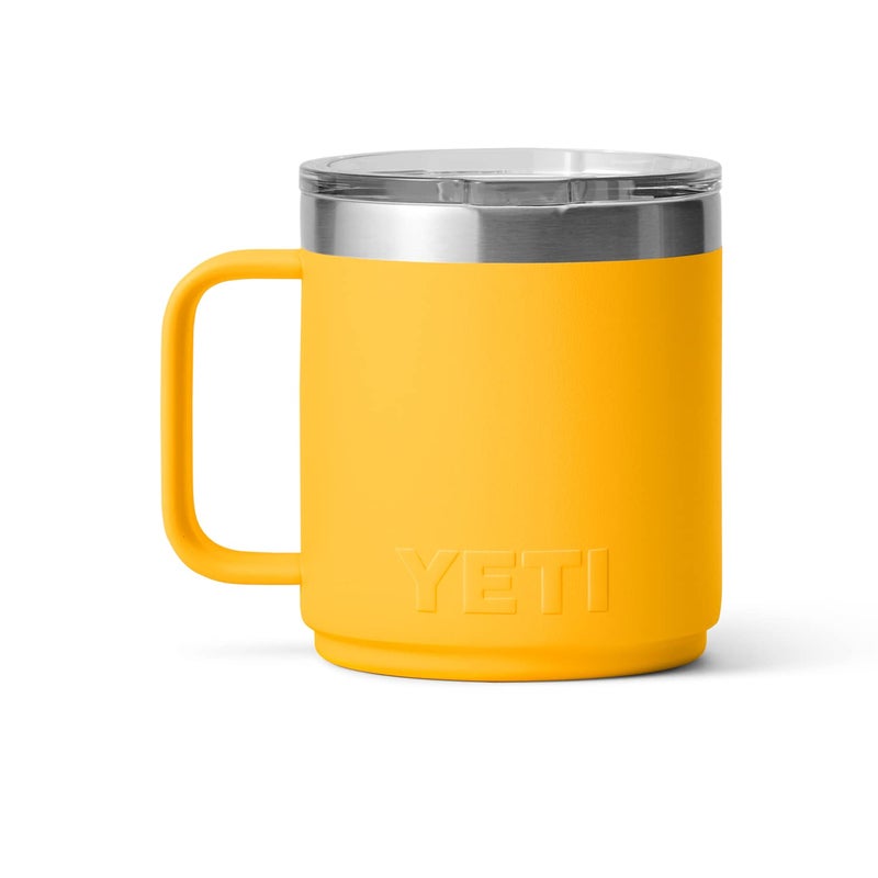 YETI Rambler 10 oz Stackable Mug, Vacuum Insulated, Stainless Steel with MagSlider Lid, Alpine Yellow - Image 3