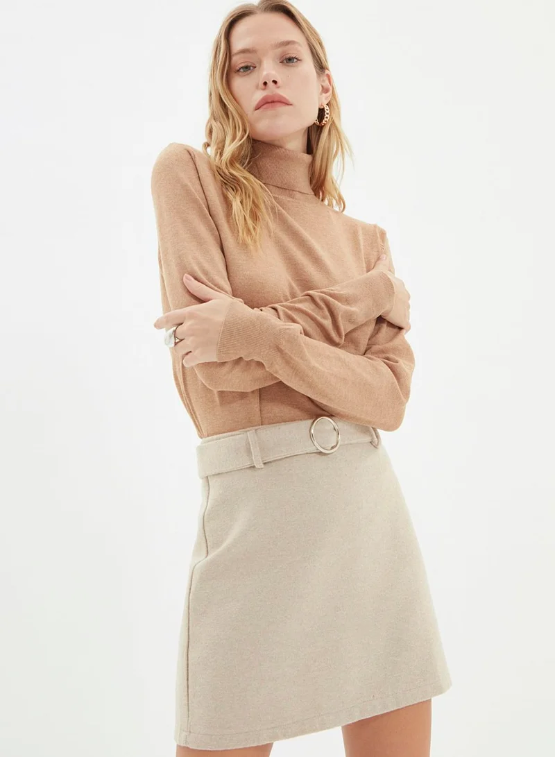 trendyol Knitted Mini Skirt