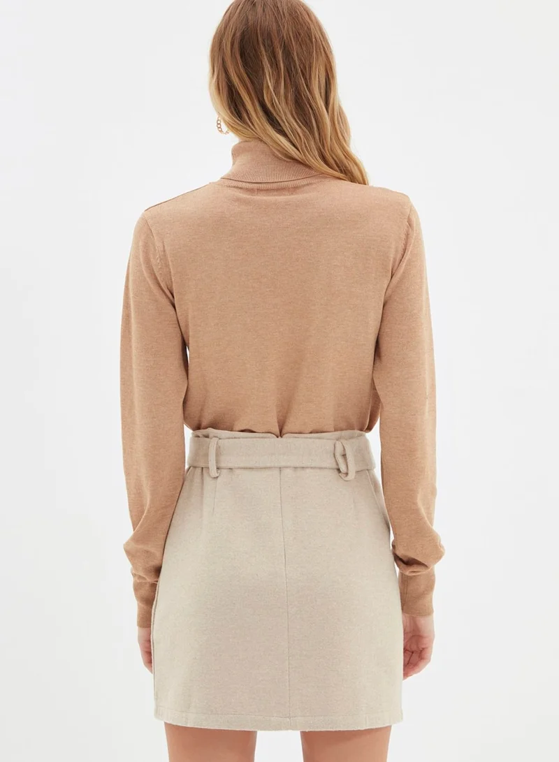 trendyol Knitted Mini Skirt