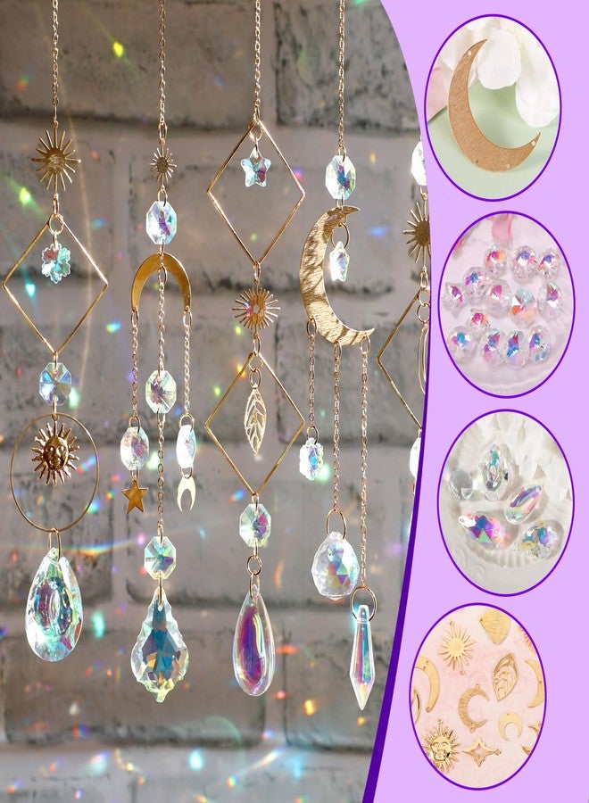 Worgree Sun Catcher Kits for Adults, 228pcs DIY Suncatcher Making Supplies Arts and Crafts for Girls Women Hanging Ornaments for Indoor Windows Prism with Crystal Balls Gift for Birthday Mother's Day - Image 2