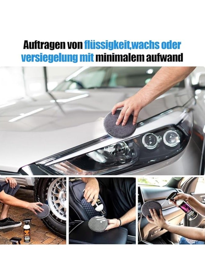 general Car Cleaning Kit, 10-Piece Car Wash Set with Tire Brush, Multi-Purpose Cleaning Cloth, Polishing Pad & Sponge, Car Interior Cleaning Soft Brush - Image 3