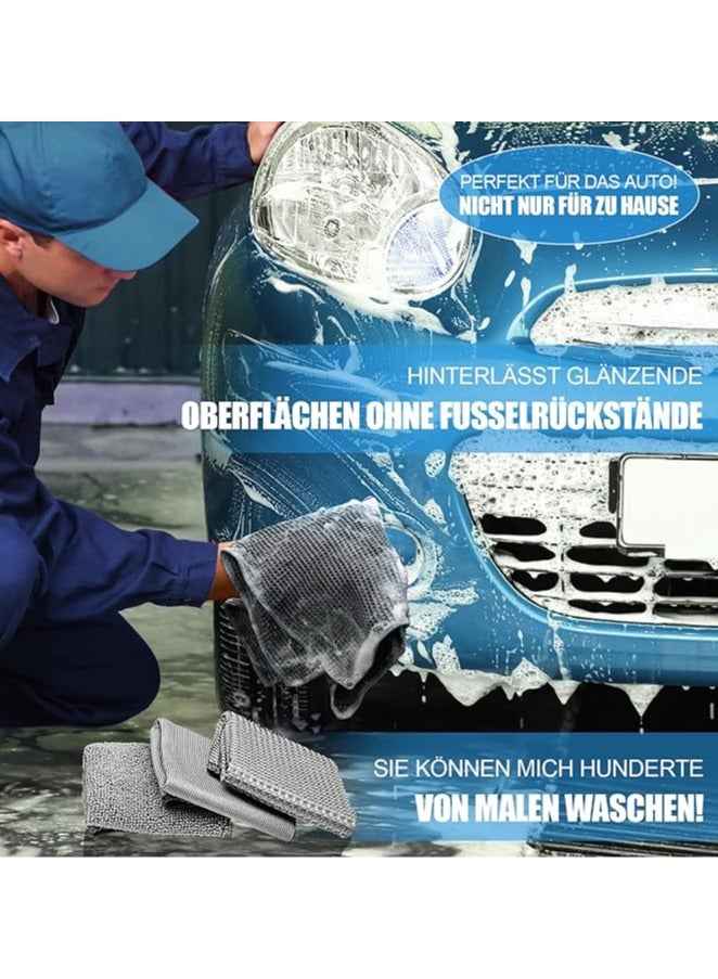 general Car Cleaning Kit, 10-Piece Car Wash Set with Tire Brush, Multi-Purpose Cleaning Cloth, Polishing Pad & Sponge, Car Interior Cleaning Soft Brush - Image 4