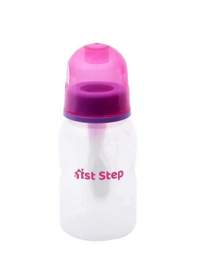 1st Step Bpa Free Polypropylene Easy Squeeze Feeder With Spoon (140Ml Pink) - Image 3