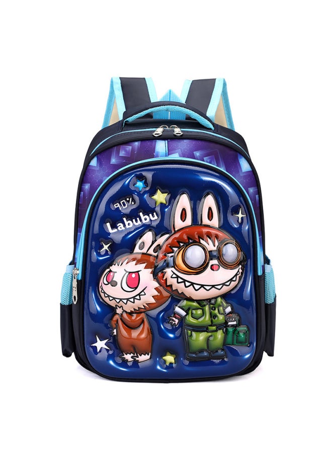 Generic 2024 Labubu Labubu Primary School Student Backpack Korean Large Capacity Kindergarten Backpack Children's School Bag-Color:Figure 10  - Image 3