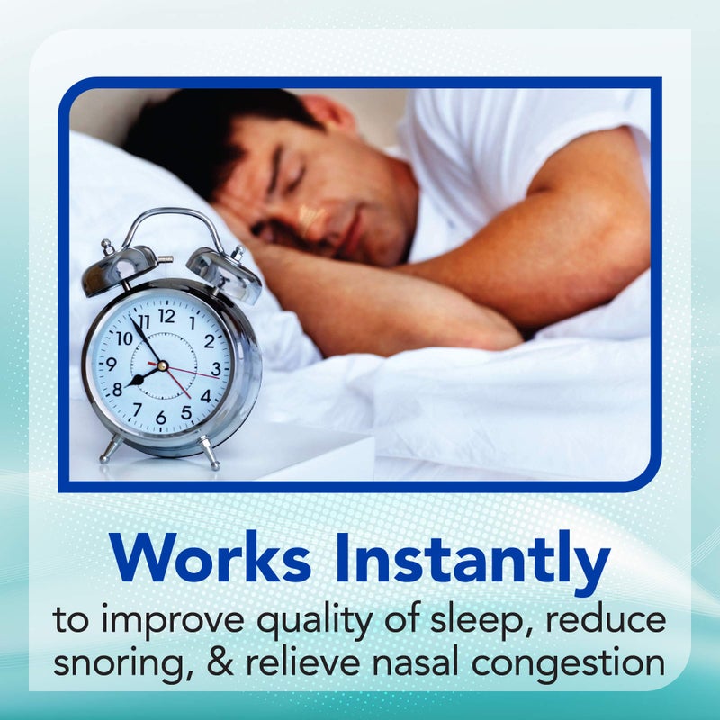 Instaclear Extra-Strength Nasal Strips, Tan 50 ct | Works Instantly, Breathe Better, Nasal Congestion Relief, Stops Snoring, Cold & Allergy, Extra Strength Tan - Image 3