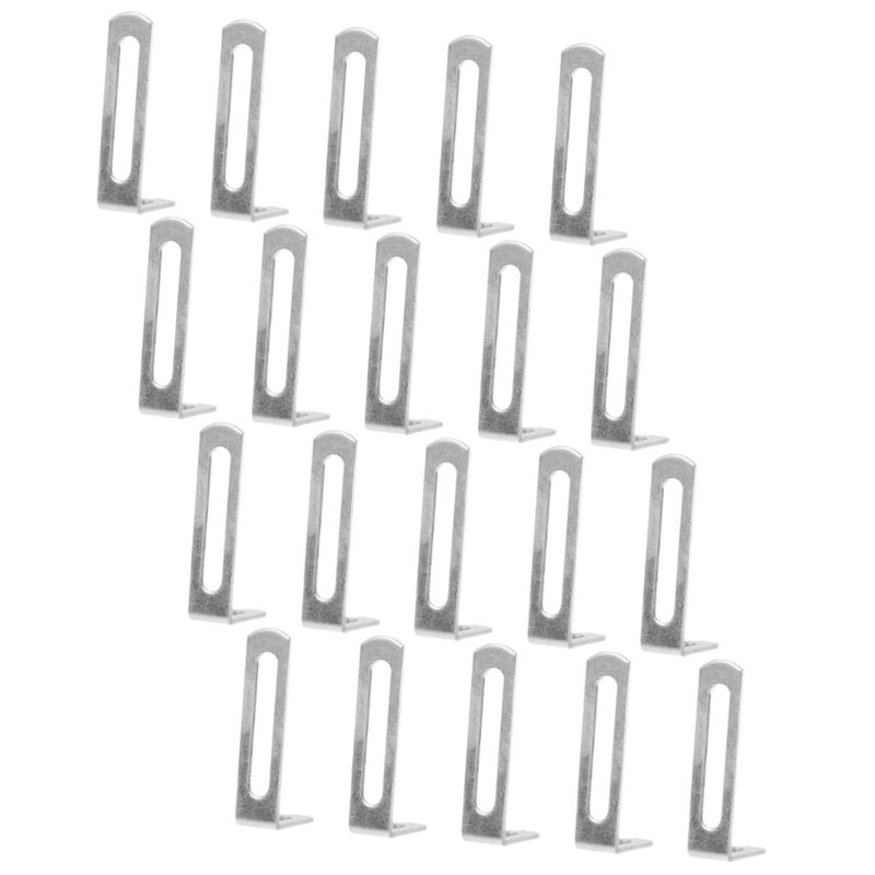 Heavy Duty Shaped Corner Brackets 6 55X3 25X1 40CM Shelf Support Angle Braces For Furniture - Image 2