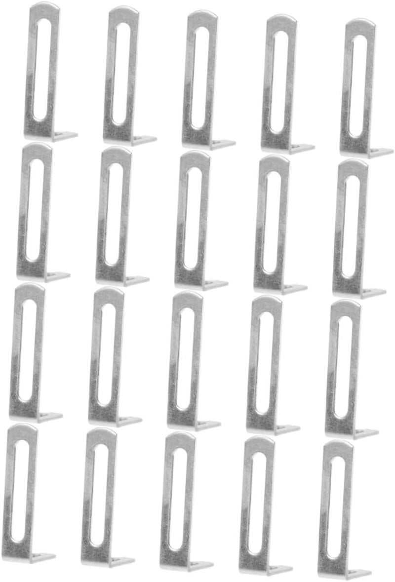 Heavy Duty Shaped Corner Brackets 6 55X3 25X1 40CM Shelf Support Angle Braces For Furniture - Image 1