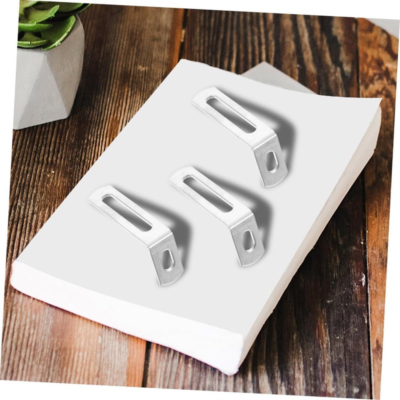 Heavy Duty Shaped Corner Brackets 6 55X3 25X1 40CM Shelf Support Angle Braces For Furniture - Image 5