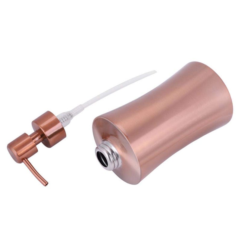 Skywalk Premium Copper Finish 300ml Liquid Soap Dispenser,Stainless Steel Soap/Liquid Dispenser,Best for Handwash Liquid Soap/Shampoo (Home, Office, Hotel, Washroom) - Image 3