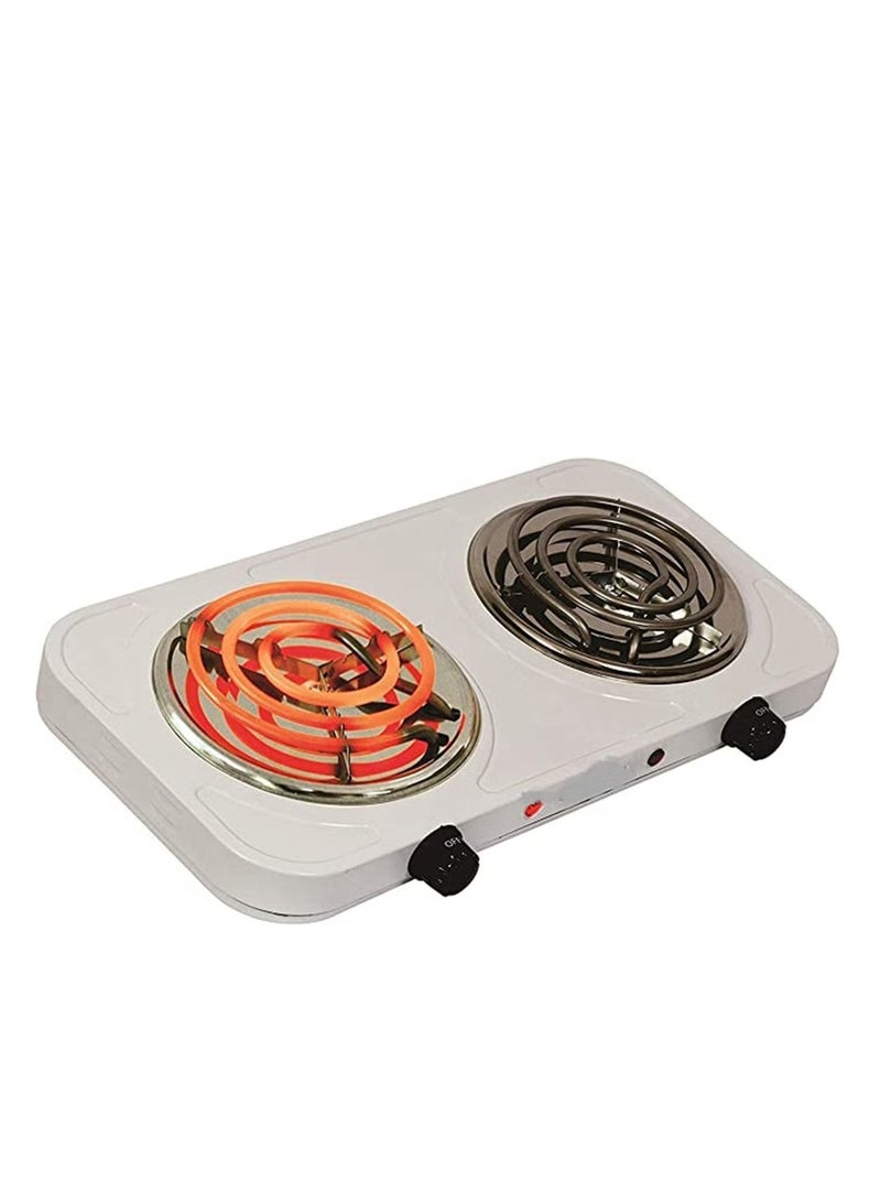 Home Master HM-200K Double Burner Electric Spiral Hot Plate with 5 Heat Levels, Suitable for Cooking and Heating - Image 3