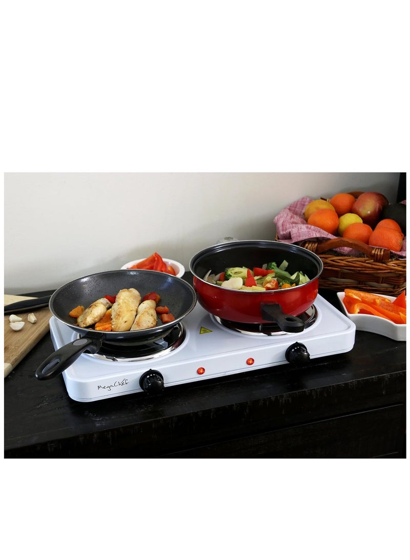 Home Master HM-200K Double Burner Electric Spiral Hot Plate with 5 Heat Levels, Suitable for Cooking and Heating - Image 5