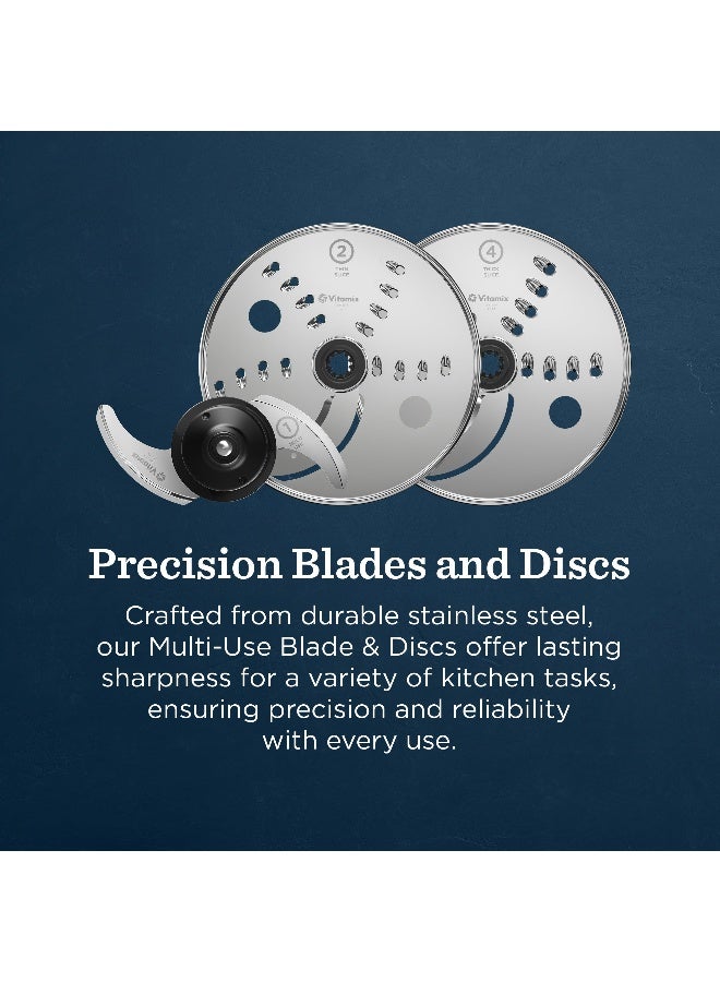 Vitamix 12Cup Food Processor Attachment with SELFDETECT Compatible with Ascent and Venturist Series Black - Image 4