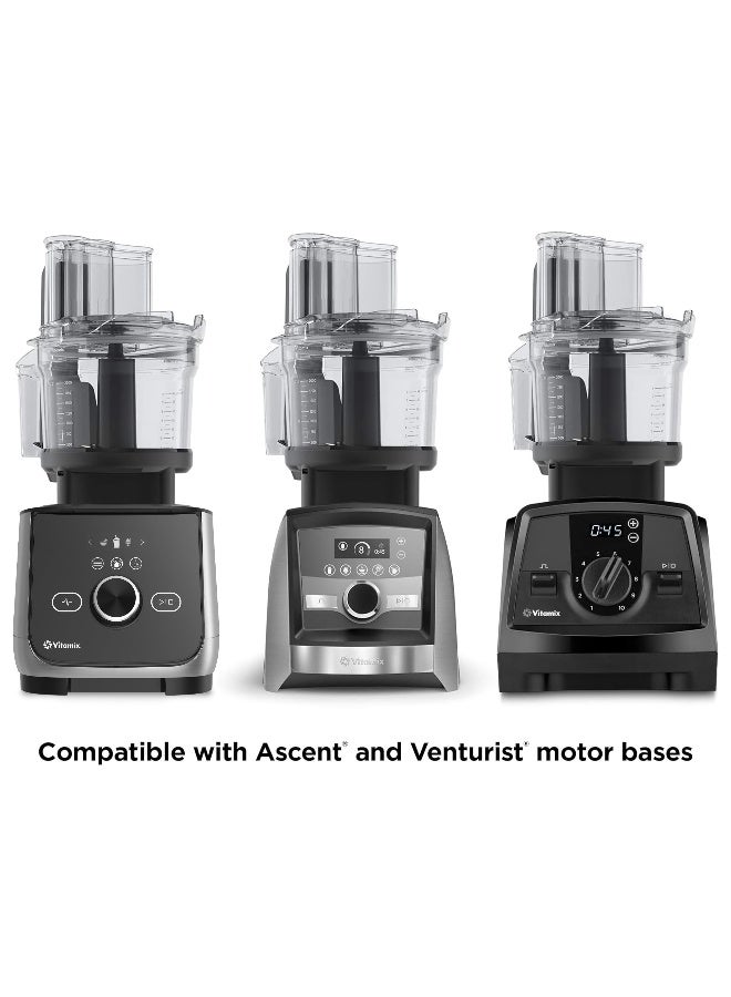 Vitamix 12Cup Food Processor Attachment with SELFDETECT Compatible with Ascent and Venturist Series Black - Image 3