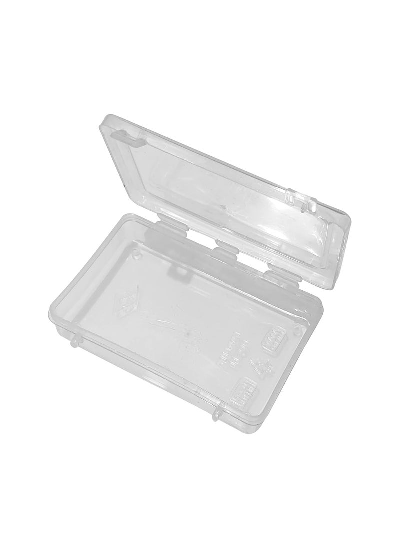 La belleza - LA BELLEZA Multipurpose Plastic OrganizerStorage Container Box Transparent for Jewellery/Medicines/Stationery/Cosmetics/Plastic Box 3.5 x 2 x 0.75 inch (9 x 5 x 2 cm Pack of 24) - Image 1